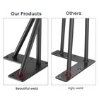 Hairpin Table Legs 16 Inch 1 2   In Diameter 3 Rods Metal Home Diy Projects For 