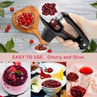 Cherry Pitter Tool  Heavy-duty Stainless Steel Olive And Pitters Black 