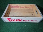 Rare Vintage Frostie Root Beer Wooden Crate Alexandria  Minn Flour City Mpls