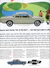 1960 Corvair 700 Vintage Print Ad Car Automobile 500 Car Of The Year