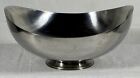 Vtg Danish Mid Century Modern Stainless Steel Freeform Bowl 6 1 2  Wide Denmark