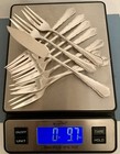 Vintage Germany 800 Silver Wmf  Flatware Service Forks 10 Pieces 276 Grams 9 7oz