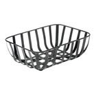Hubert   Black Metal Tobacco Basket - 11 7 8 l X 8 w X 3 3 4 h