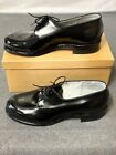 Vintage New Us Military Dress Shoes Oxford Black Leather Size 8d Womens Rotc