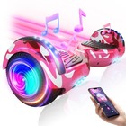 6 5  Two Wheel Electric Scooter Hoverboard For Kids W  Bluetooth And Led Lights
