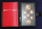 1983 Royal Canadian Mint 7 Coin Double Dollar Proof Set W Coa In Case 50  Silver