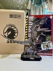 W-dragon Velociraptor Blood Knight 1 10 Jurassic World Dinosaur Statue Model Gk