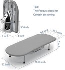Small Ironing Board With Iron Holder  Countertop Mini Ironing Board Tabletop