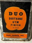 Vintage Duo Duothane One Gallon Metal Can Paint Elkhart Wisconsin Old