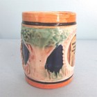 Beer Mug Stein Souvenir Smoke Hole Cavern Ceramic Pottery Miniature W Va Vintage