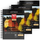 Spiral Sketch Book 5 5x8 5 Black Art Paper Drawing Pad 3 Pack 50 Sheets Sketc   