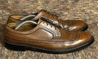 Florsheim Imperial Longwing Blucher V Cleats 93602 Brown Calf Leather Mens 14 B