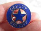 Vintage Mafco Deputy Sheriff Enamel Lapel Pin
