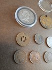 Pack Lot Of 19 Antique Vintage Coins Tokens