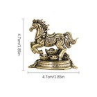 Year Of The Horse Figurine 2026 Brass Horse Statue Good Fortune Decor