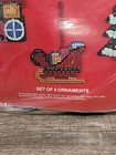 Vintage Bucilla Christmas Needlecraft Kit  60515 Set Of 4 Ornaments New Sealed