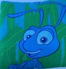 Disney A Bugs Life Throw Pillow Cartoon 16x14 Pixar Vibrant