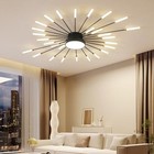 Ceiling Light Modern Flower Shape Ceiling Lamp  Flush Mount Metal Acrylic 