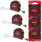 3pc Small Mini Tape Measure 10ft  Keychain Measuring  Metric And Imperial