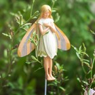     New Cicely Mary Barker Flower Fairy Garden Stake Snowdrop Figurine Plant Decor