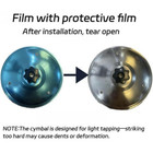 Car Crash Cymbal  Car Drum Cymbal Air Vent silver  Make Your Driving More Fun