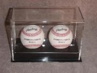 Deluxe Double Acrylic Baseball Display Case