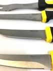 Maxedge Stainless Steel Knife Lot Boning And Steak With Carving Fork