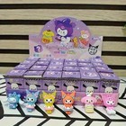 24 Pc Sanrio Surprise Collectible Keychain Lot In Retail Display Box New