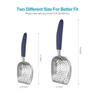Wepet Cat Litter Scoop  Aluminum Alloy Sifter  Kitty Metal Scooper  Deep Shov   