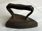 Vintage Cast Iron Door Stop American Metal 3 25  X 2  X 2  Country Farmhouse