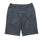Mossimo Stretch Womens Shorts Size 4 Black Mid Rise Zip Casual Ladies