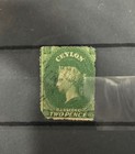 Ceylon Sg29 Green 1861-64  2d Fine Used  Cat   85  faults 
