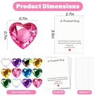 Valentines Pocket Hug Heart With Greeting Cards  Little Heart Pocket Hug  