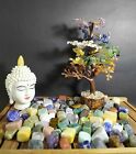 7 Chakra Natural Stone Reiki D  cor Tree Life Gemstone Positive Energy Heal Geode