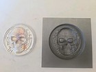 Metal Skull 3d Graphite Ingot Mold Gold Silver Copper Tin Melting Casting 