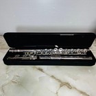 Yamaha Flute Yfl-221 Nickel Silver Instrument Music With Hard Case Late Model
