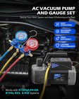 3 5cfm 1 4hp Air Vacuum Pump Ac Manifold Gauge Set R32 R1234yf R134a R22 R410a