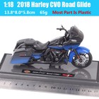 1 18 Maisto 2018 Harley Cvo Road Glide Touring Motorcycle Diecast Bike Model Toy