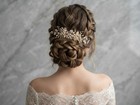Wedding Crystal Rhinestone Gold Tone Bridal Headpiece Hair Comb Jewelry