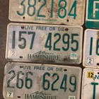 24 Vermont New Hampshire License Plate Lot Maple Tree Rough Rough Rough     