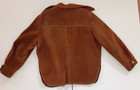 Vintage Sears The Leather Shop Mens Size 46 Reg Brown Jacket Suede