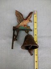 Vintage Cast Iron Eagle Gate Bell Fence Bell Wall Mounted