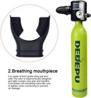 Mini Scuba Diving Case Kit 0 5l Oxygen Tank Pump Equipment Underwater Breath Us