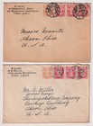 D8193   14  1930 s Japan Covers To Us  Unchecked 