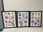 Lot Of 12 Tattoo Flash Sheets-  Double Sided Panels