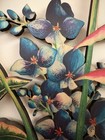 Ashley Kaase Wood Cutout Tropical Floral Hawaii In The Garden Wall Art 11x14