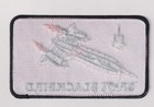 Sr-71 Blackbird Patch Red Gold Silver Thread Well Made Usaf Us Air Force Nasa