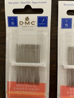 Dmc Lot   Embroidery Needles    3   3-9    3    5 Needles Set Of 6   New