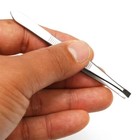 Tweezers  Flat  Slant  Point Tweezers - Stainless Steel High Gloss Tweezers Set