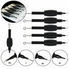 1 5 20 50 100pcs Sterile Disposable Tattoo Needle With Tube 3 4 Grip And Tip